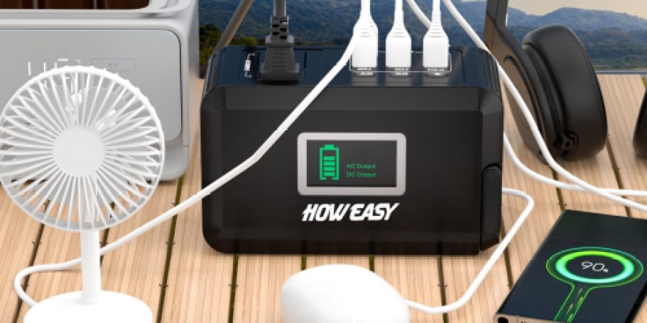 Portable Power Station Only $39.59 Shipped on Amazon (Reg. $90) | Handy for Power Outages!