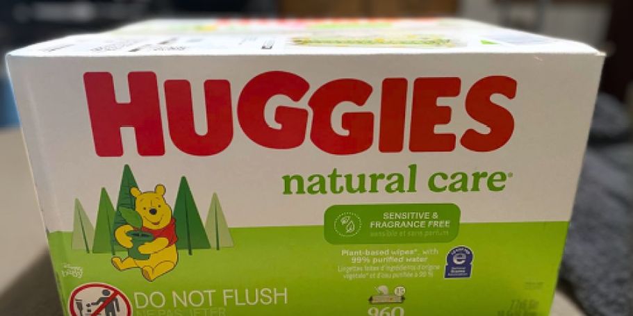 Huggies Natural Care Baby Wipes 960-Count Box Just $17.97 Shipped on Amazon (Reg. $29)