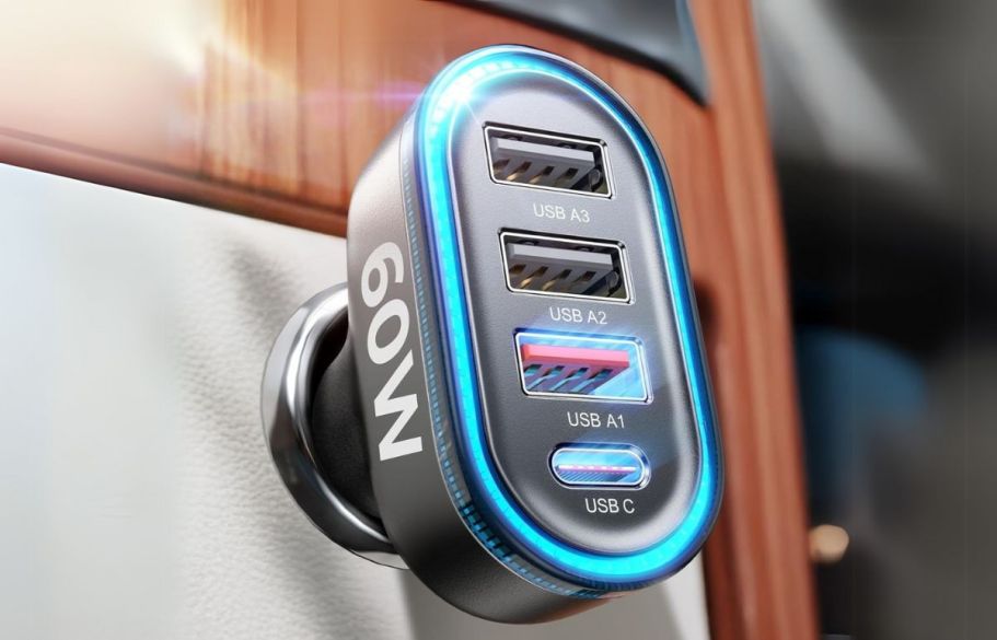 Lisen Super Fast Car Charger Only $8 on Amazon (Reg. $23)