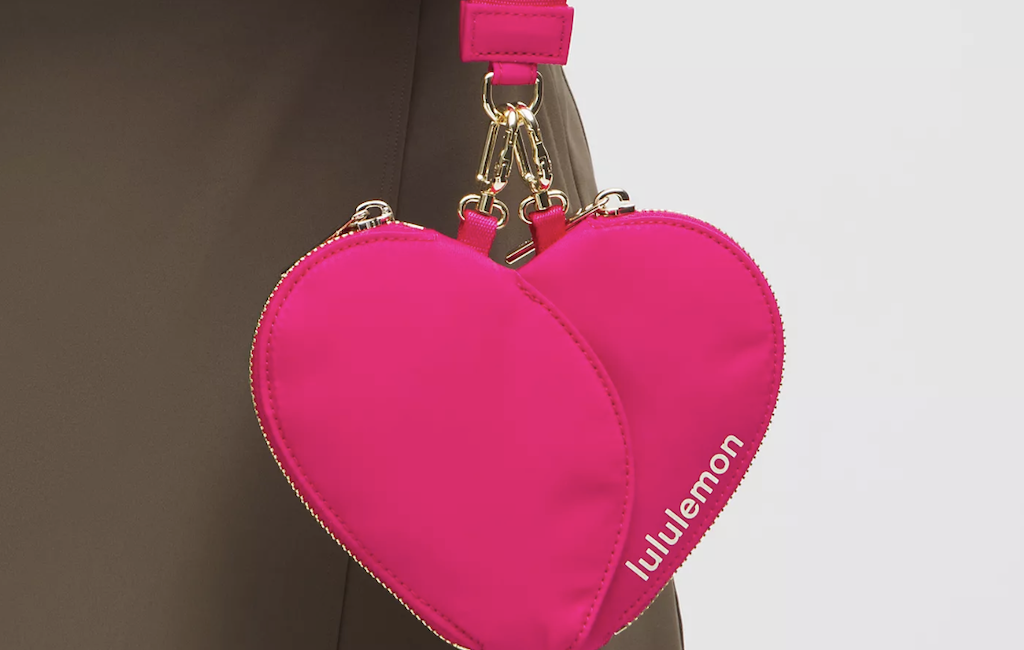 lululemon Heart Shaped Dual Pouch Wristlets Just Dropped (Fun Valentine’s Gift Idea)