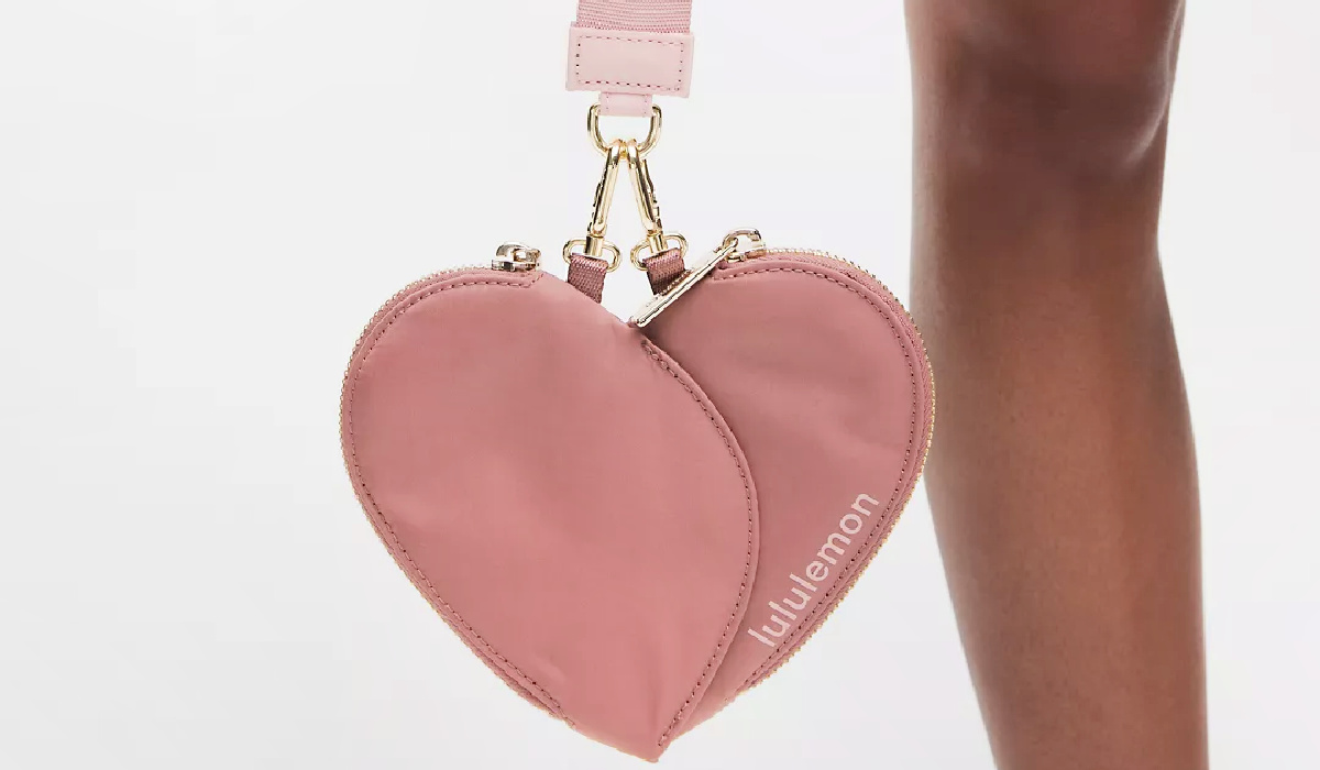 NEW lululemon Heart Shaped Dual Pouch Wristlets Make The Cutest Valentine’s Gift!