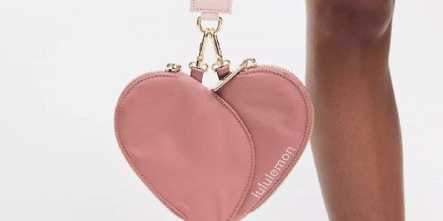 NEW lululemon Heart Shaped Dual Pouch Wristlets Make The Cutest Valentine’s Gift!