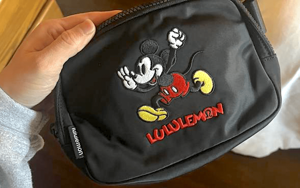 lululemon Disney belt bag 