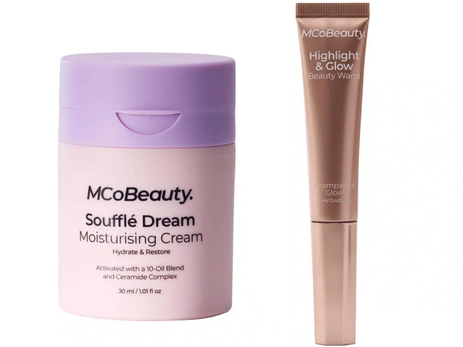 mcobeauty cream and beauty wand products