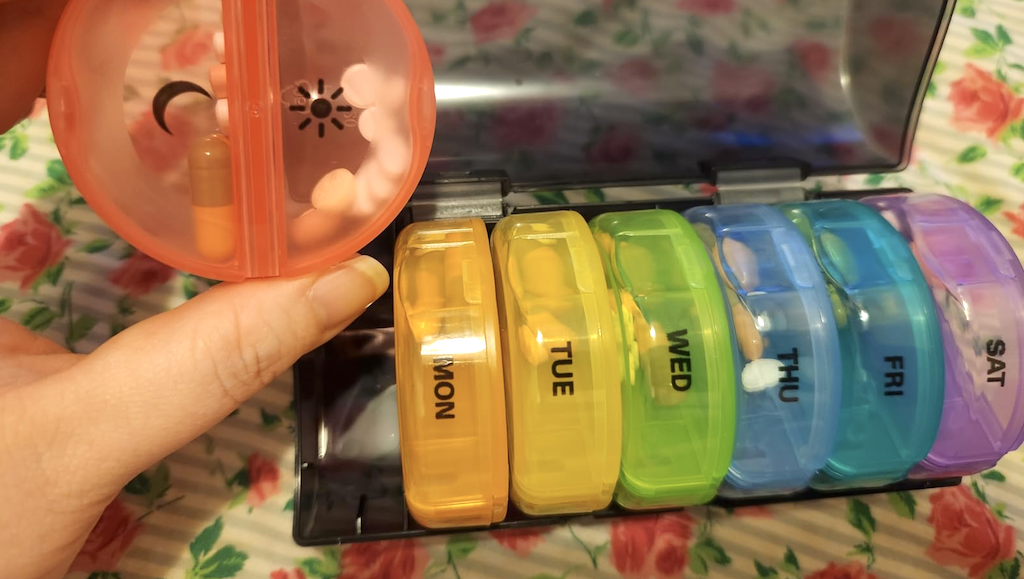 weekly pill case