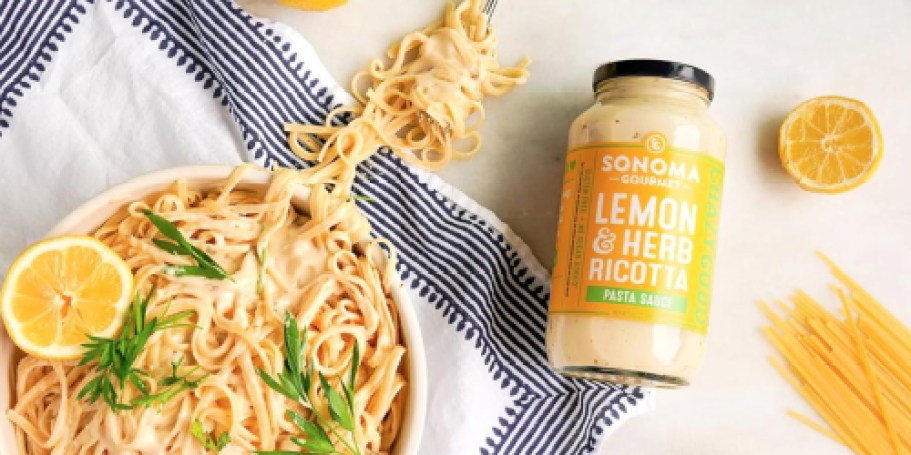 Sonoma Gourmet Pasta Sauce Just 99¢ on Target.online (Reg. $8)