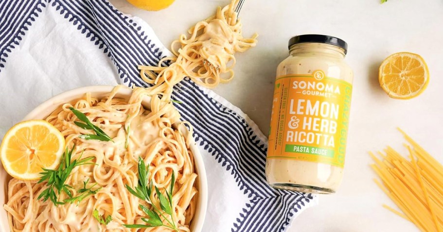 Sonoma Gourmet Pasta Sauce Just 99¢ on Target.online (Reg. $8)