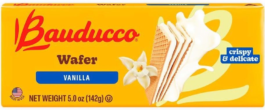 stock image Bauducco Wafer Cookies 5oz in Vanilla