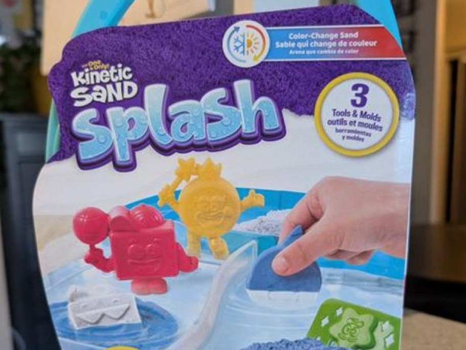 TWO Kinetic Sand, Splash Starter Playset & Cases Just $22.48 on Amazon (Just $11.24 Each!)