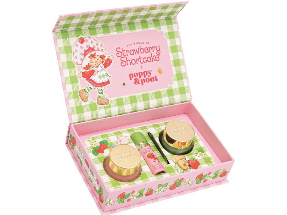 strawberry shortcake lip gift set box 