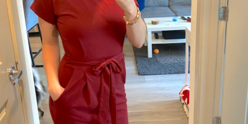 Women’s Tie Waist Dress Just $17 on Amazon (Lots of Colors + Over 10K 5-Star Reviews!)