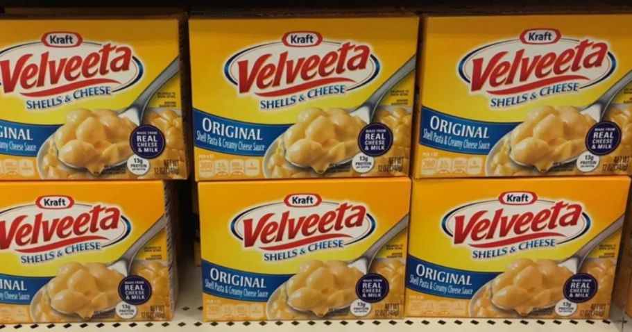 Velveeta Shells & Cheese 3-Pack Just $4 Shipped on Amazon