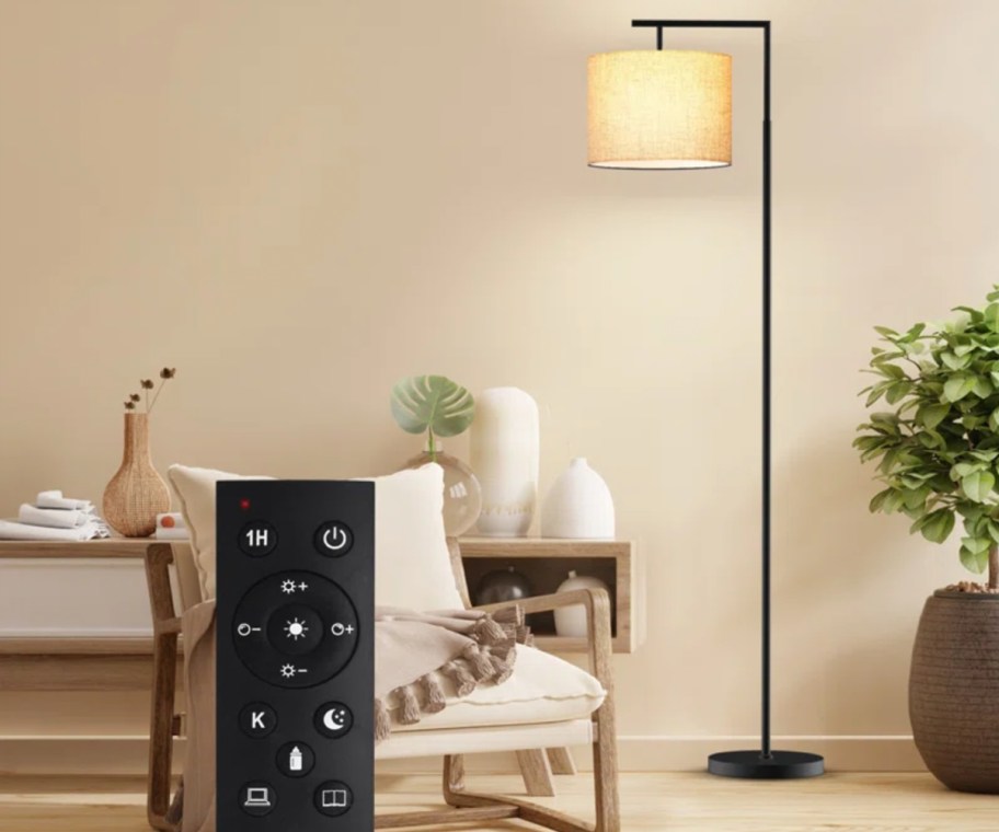 floor lamp with remote