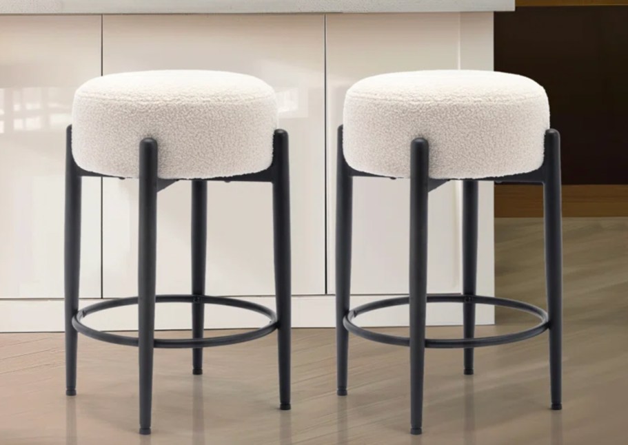 Up to 80% Off Wayfair Furniture + Free Shipping | Sherpa Barstools 2-Pack Just $92.99 Shipped