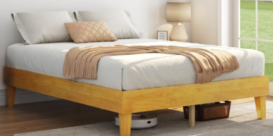 Platform Queen Size Bed Frames Just $87 Shipped on Amazon (Reg. $135)