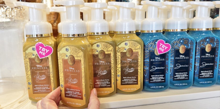 Bath & Body Works Hand Soaps Only $3.95 – Includes Disney Princess Collection