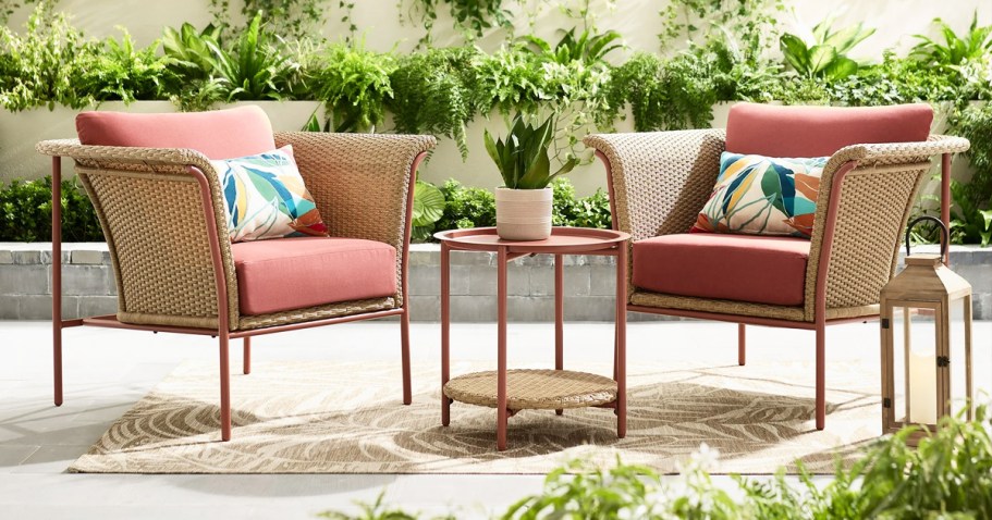 Up to 55% Off Walmart Patio Furniture Sale | 3-Piece Chat Set Only $201.59 Shipped (Reg. $449)