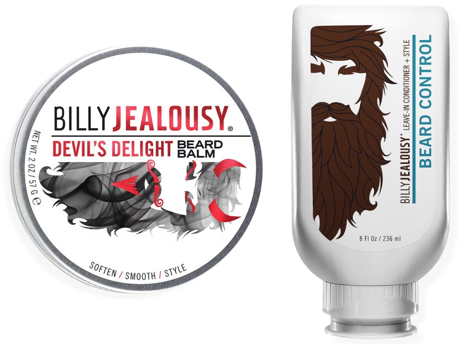 Billy Jealousy Devil's Delight Beard Balm and Beard Control