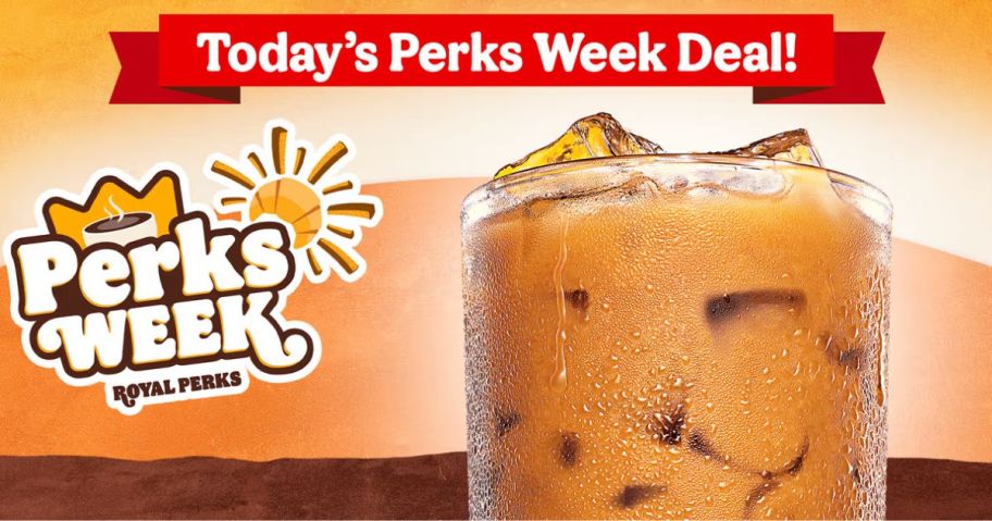 Free Iced Coffee for Burger King Royal Perks Members