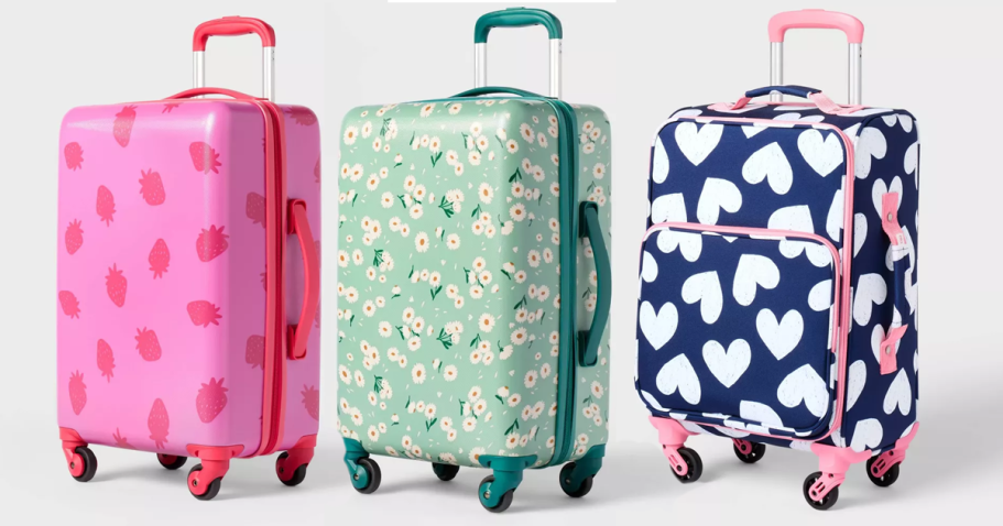 NEW Target Cat & Jack Kids Luggage | Carry On Spinner Only $39.99 Shipped