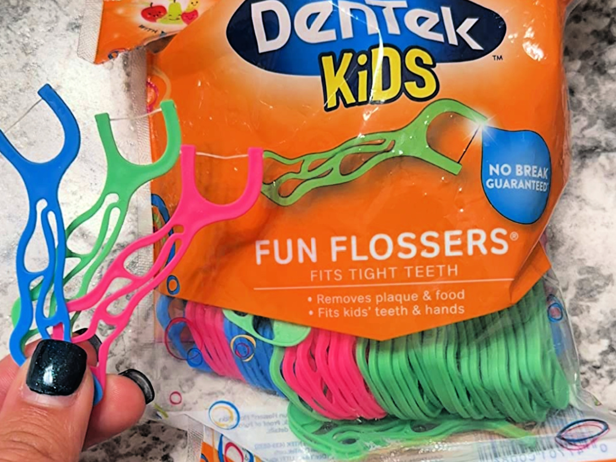 DenTek Kids Fun Flossers 90-Count Only $1.75 Shipped on Amazon