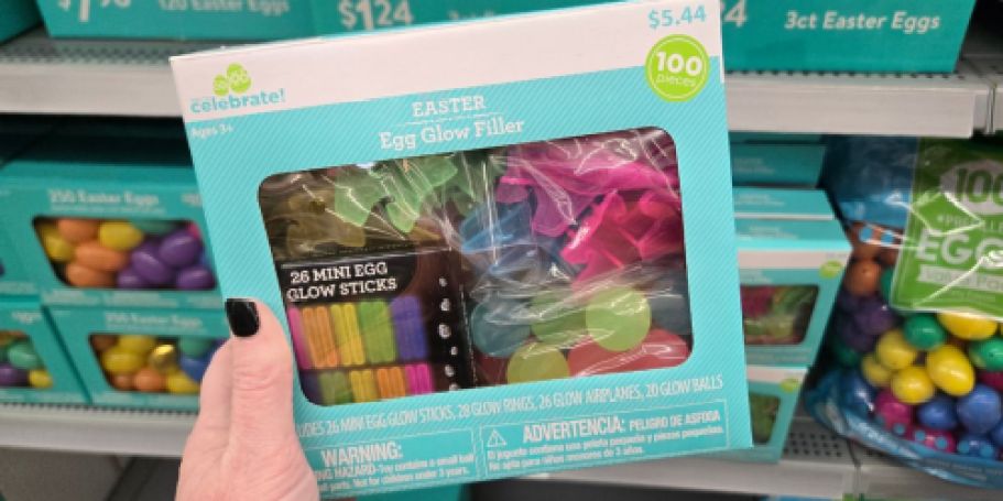 Easter Egg Glow Fillers Only $5.44 at Walmart | Includes 100 Glow-In-The-Dark Toys!