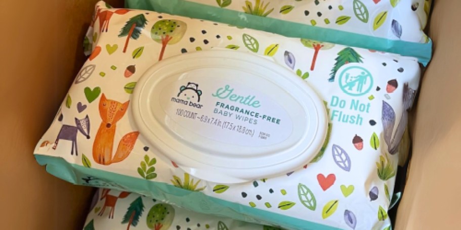 Mama Bear Water-Based Baby Wipes 8-Pack Just $14.84 Shipped on Amazon (Fragrance Free!)