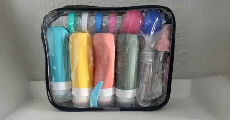 TSA-Approved 19-Piece Travel Set Only $4 on Amazon (Reg. $9)