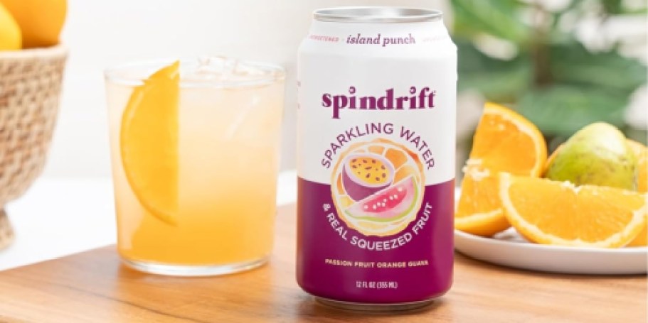 Spindrift Sparking Water 24-Pack Only $12.42 Shipped on Amazon (Reg. $18)