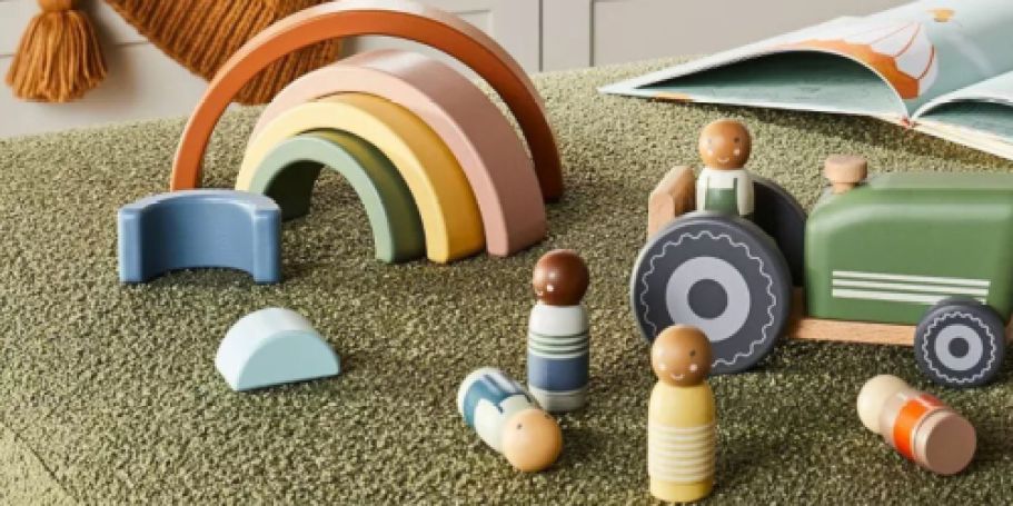 40% Off Hearth & Hand with Magnolia Toys | Wood Blocks, Pretend Play & More from $5.99