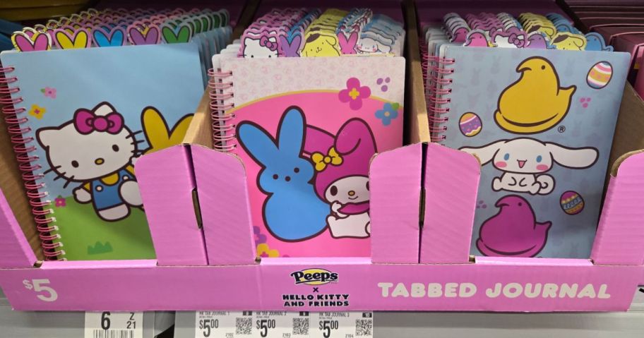 Hello Kitty x Peeps Easter Journals at Walmart