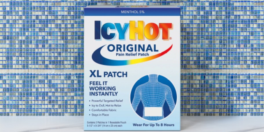 Icy Hot Pain Relief XL Patch 3-Pack Just 96¢ Shipped on Amazon (Reg. $7)