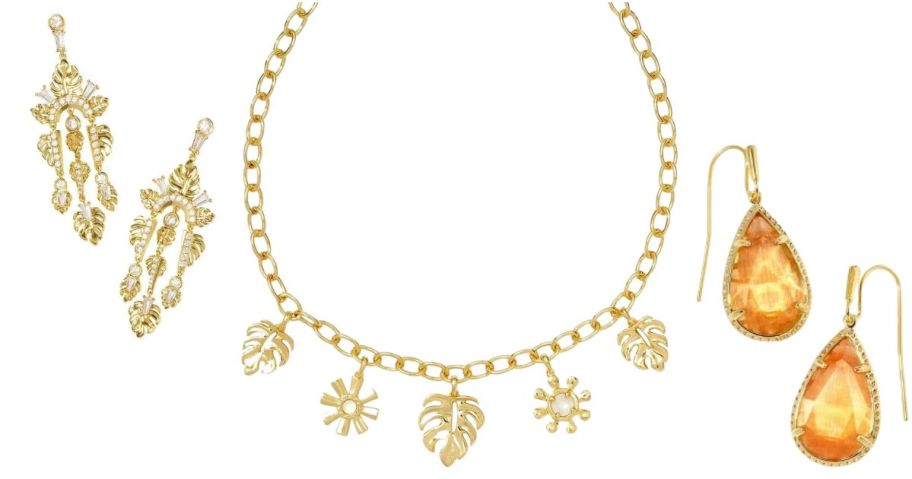 Kendra Scott Earrings and necklace