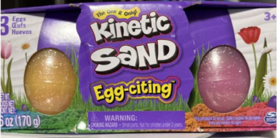 TWO Kinetic Sand Easter Egg Surprise 3-Packs Only $7.48 on Target.online