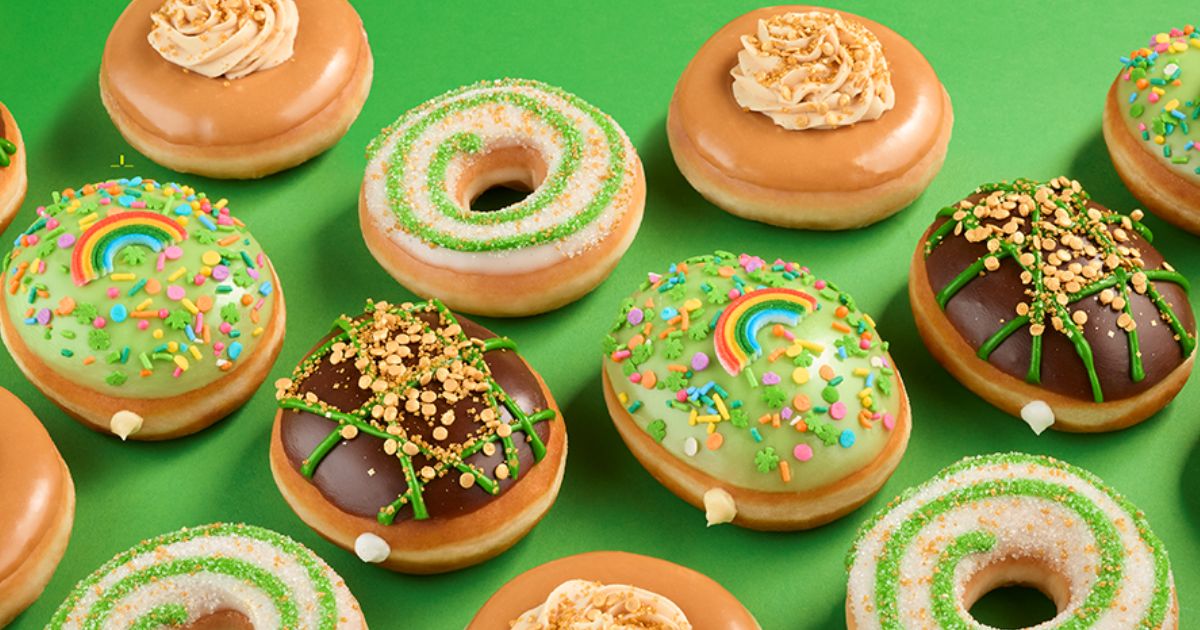 Krispy Kreme St. Patrick’s Day Doughnuts Available NOW