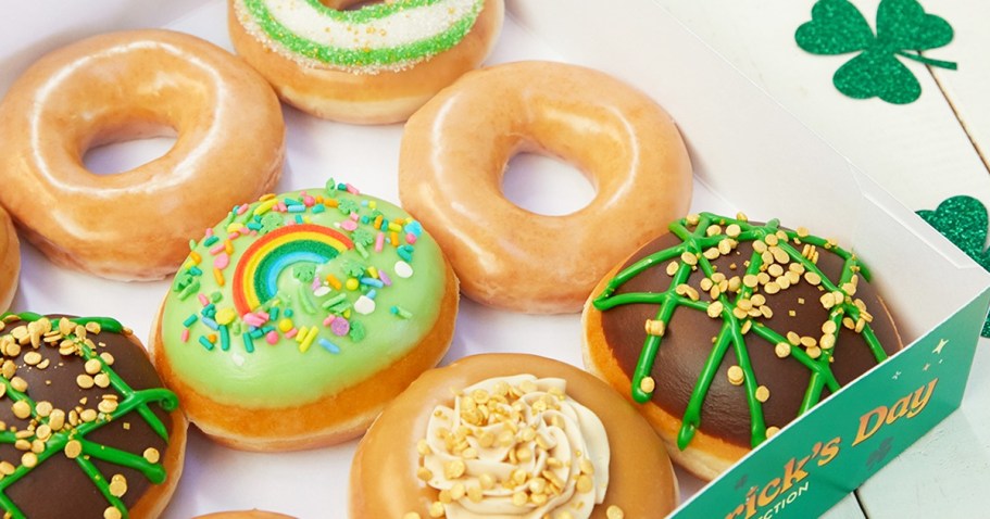 FREE Krispy Kreme St. Patrick’s Day Doughnut w/ Any Purchase