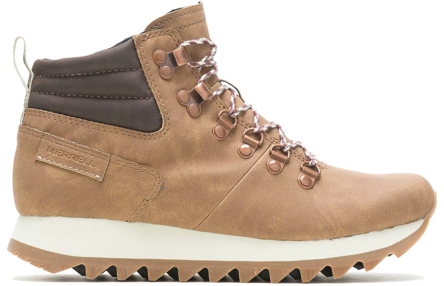 brown leather boot