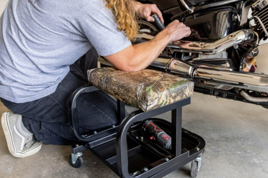 Rolling Mechanic Stool w/ Tool Tray Just $19.97 Shipped After Walmart Cash (Reg. $40)