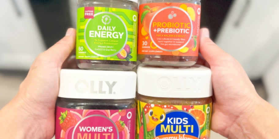 OLLY Vitamins Only $8.97 Shipped on Amazon + Earn $10 Credit (Multivitamins, Probiotics, & More)