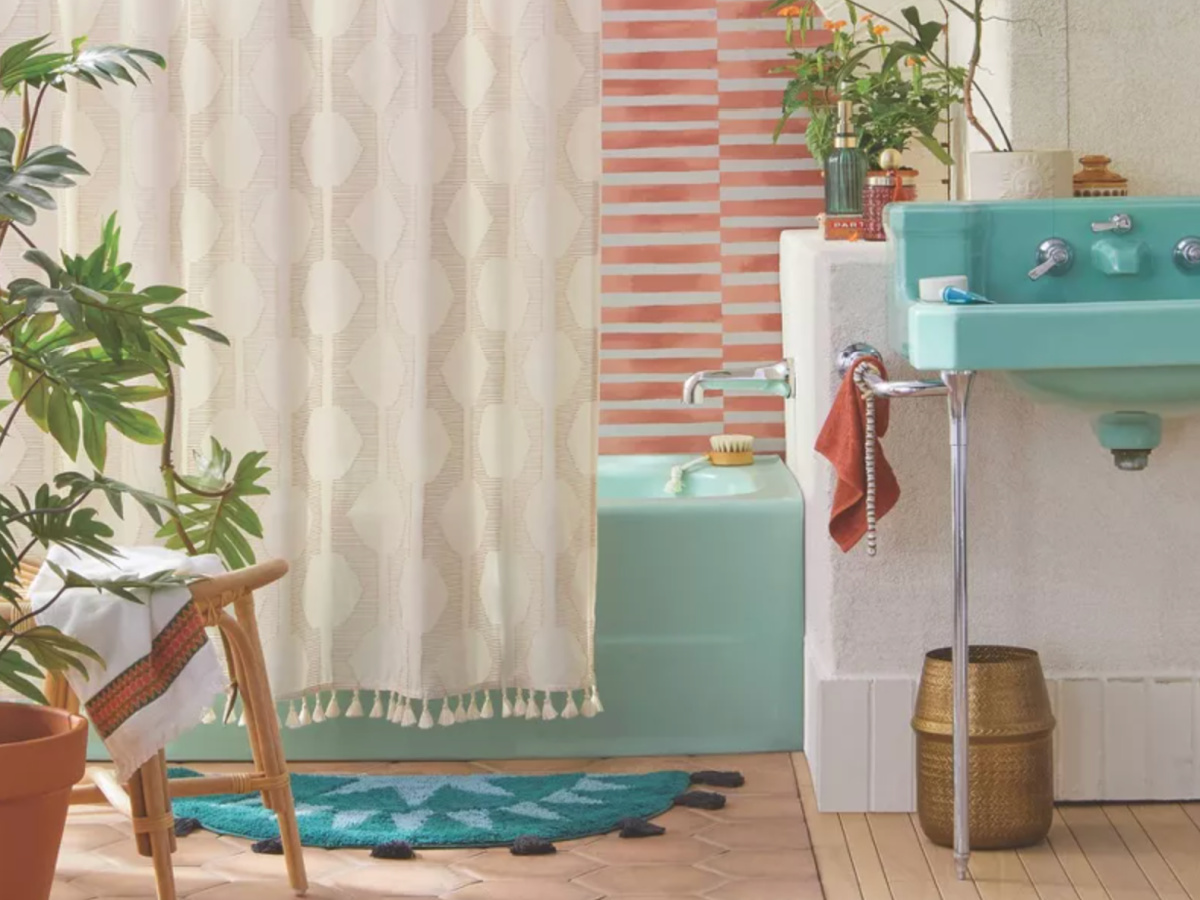 Up to 50% Off Target Bathroom Accessories | Shower Curtain Sets Just $10 + More!