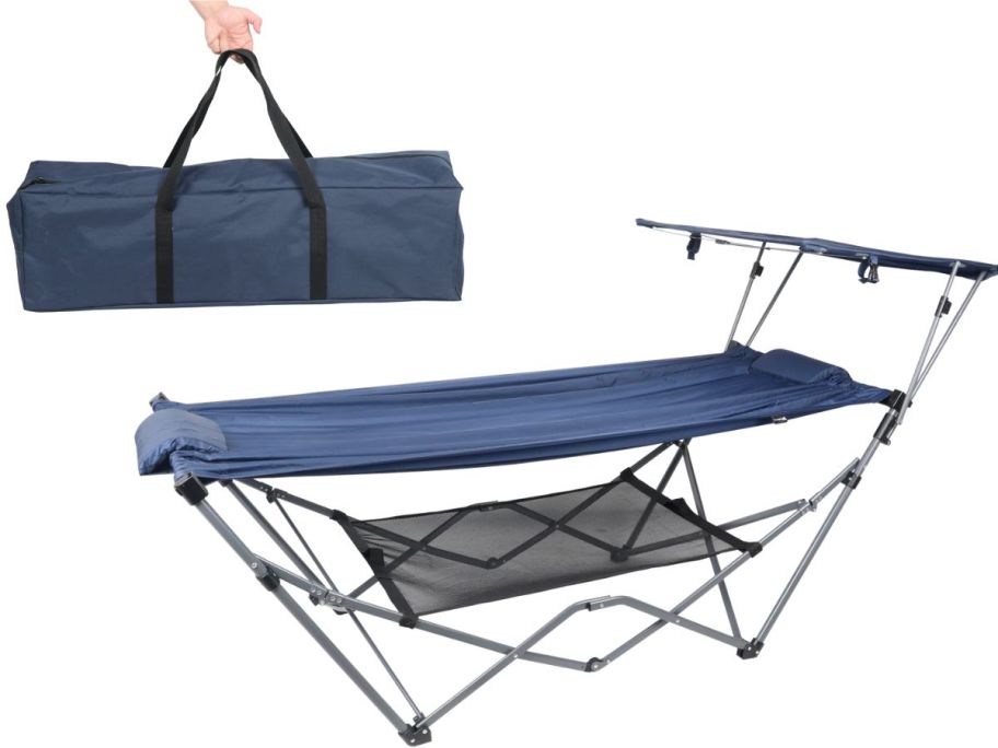 An Ozark Trail Portable Hammock and Carrying Case