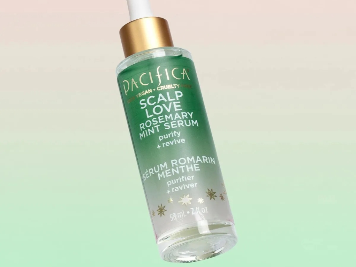 A bottle of Pacifica Scalf Serum.