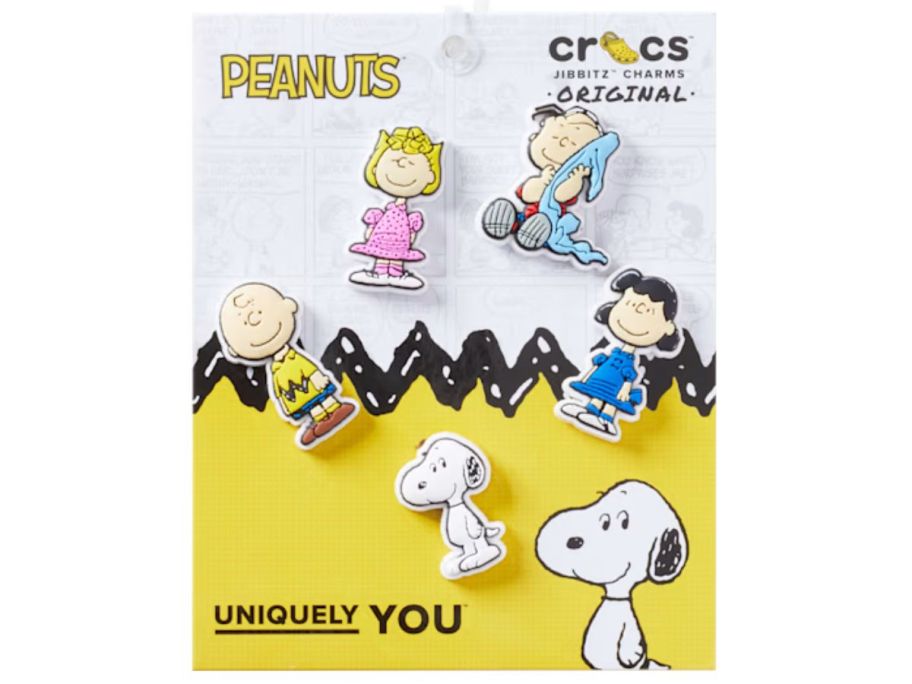 Peanuts chracters Crocs Jibitz