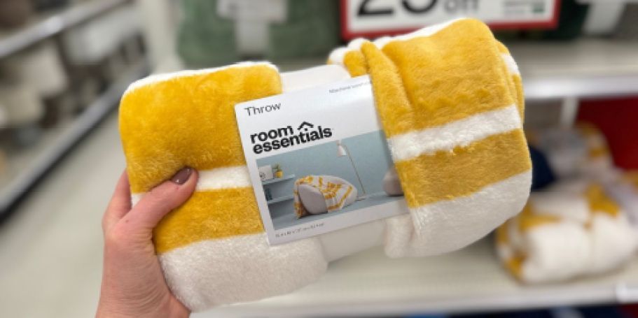 Target Throw Blanket ONLY $7.50 – Tons of Colors & Styles