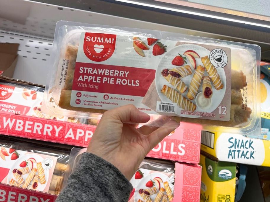 SUMM! Strawberry Apple Pie Dessert Rolls w Icing 12-Count