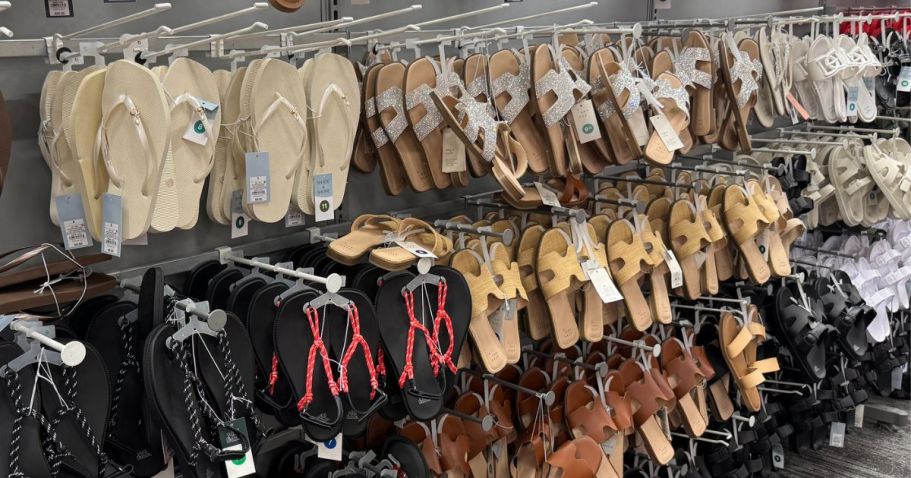 HOT! Score 40% Off Target Women’s Sandals | Trendy Styles from $3