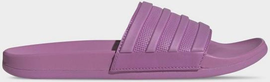 purple adidas slide