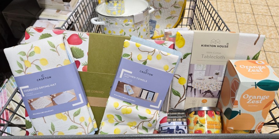 Top ALDI Weekly Finds: Spring Kitchen Towels, Placemats, Pots, & More from $3.99!