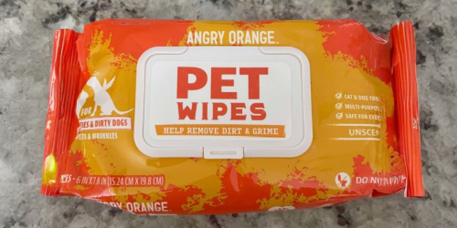 Angry Orange Pet Wipes Just $6.99 Shipped on Amazon (Regularly $14)