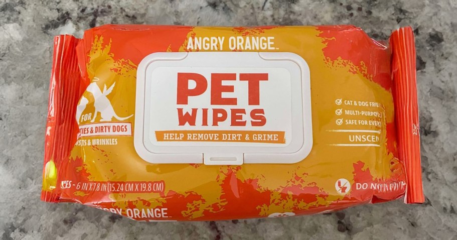 Angry Orange Pet Wipes Just $6.99 Shipped on Amazon (Regularly $14)